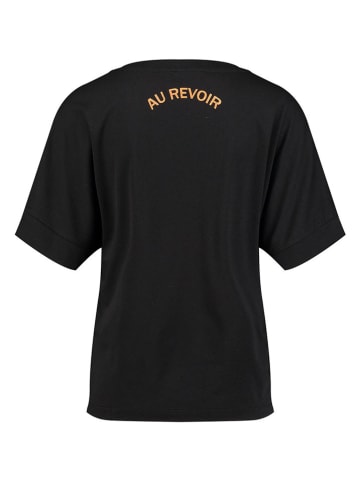 KEY LARGO Shirt "Au Revoir" in Schwarz