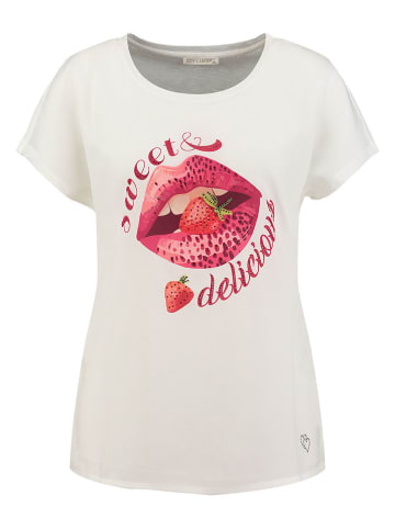 KEY LARGO Shirt "Delicious" in Weiß