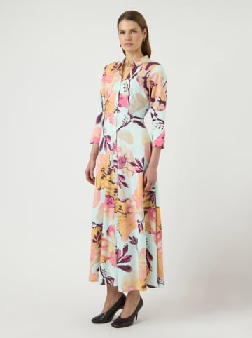 YAS Kleid in Hellblau/ Pink