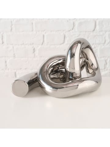 Boltze Dekofigur "Nudo" in Silber - (H)10 cm