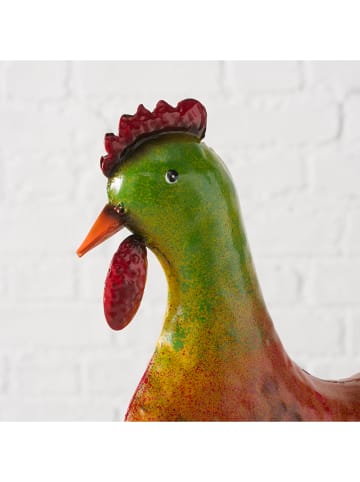 Boltze Figurka dekoracyjna w kolorze pomarańczowo-zielonym - wys. 33 cm