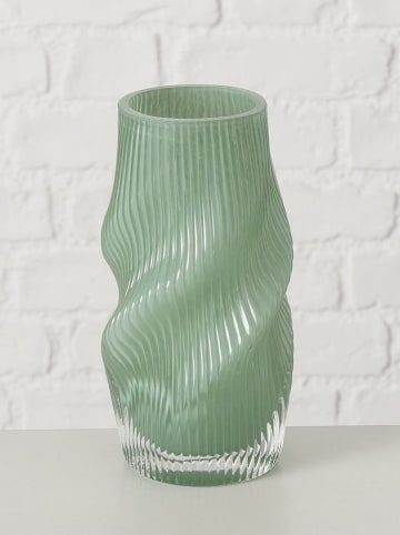 Boltze Wazon "Varese" w kolorze zielonym - wys. 19 cm