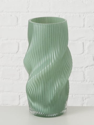 Boltze Vase "Varese" in Grün - (H)30 cm
