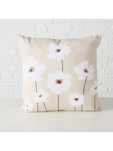 Boltze Poduszka "Canea" w kolorze beżowo-białym - 45 x 45 cm