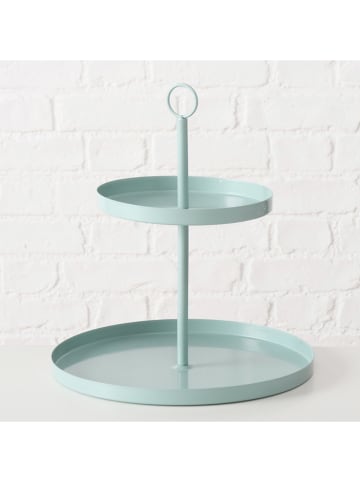 Boltze Etagere "Samina" in Mint - (H)34 cm