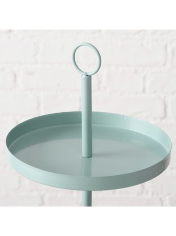 Boltze Etażerka "Samina" w kolorze miętowym - wys. 34 cm