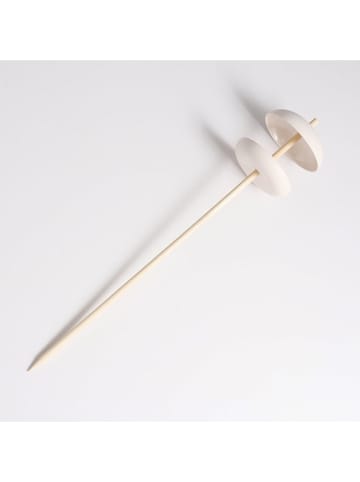 Boltze Vogelfutterstation "Giardino" in Creme - (H)102 cm