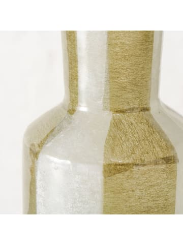 Boltze Wazon "Lema" w kolorze khaki - wys. 16 x Ø 9 cm