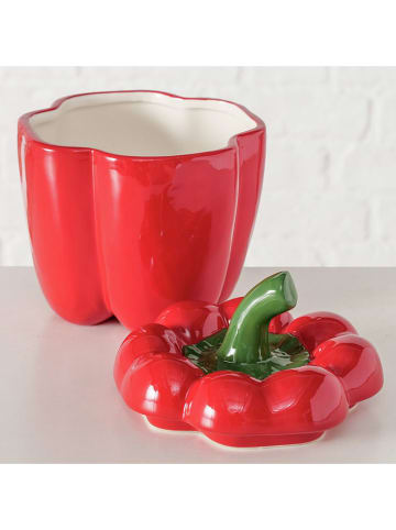 Boltze Pojemnik "Bell pepper" w kolorze czerwonym - wys. 19 x Ø 14,5 cm