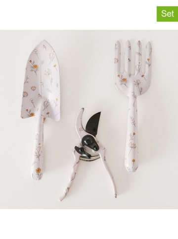 Boltze 3-częściowy zestaw ogrodowy "Meadow" w kolorze jasnoróżowym