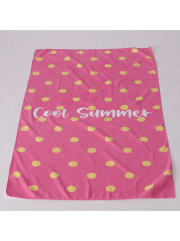 Boltze Strandtuch "Mike" in Pink - (L)180 x (B)100 cm