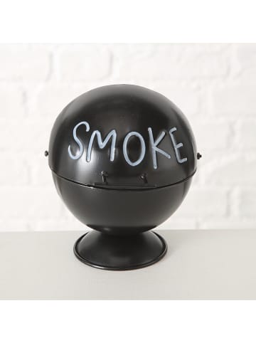 Boltze Popielniczka "Wiki" w kolorze czarnym - Ø 15 cm