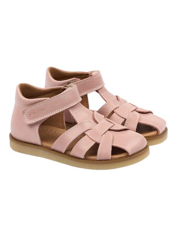 POM POM Leren enkelsandalen lichtroze