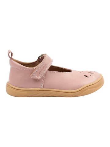 POM POM Leder-Ballerinas in Rosa