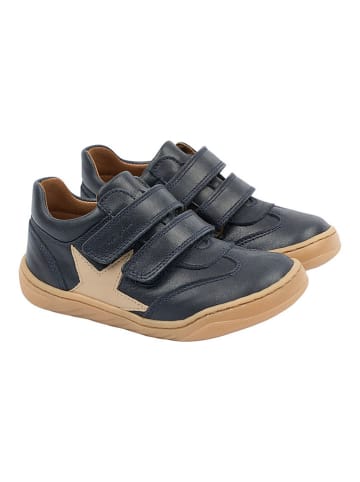 POM POM Skórzane sneakersy w kolorze granatowym