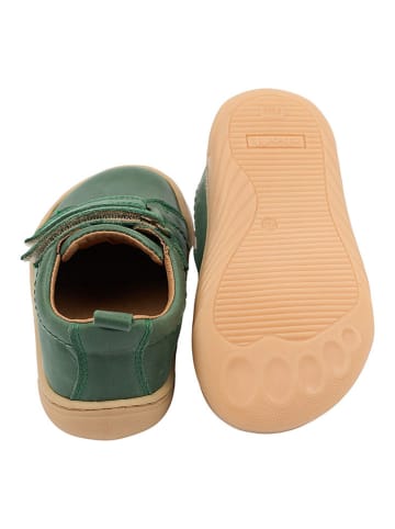 POM POM Skórzane sneakersy w kolorze zielonym