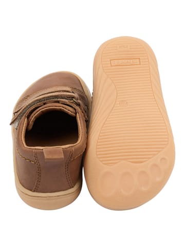 POM POM Skórzane sneakersy w kolorze jasnobrązowym