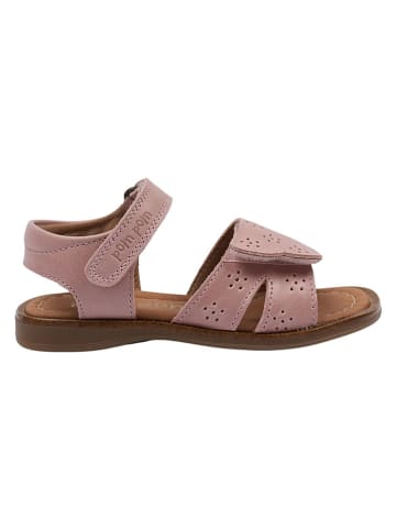 POM POM Leren sandalen lichtroze