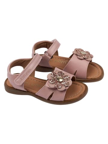POM POM Leder-Sandalen in Rosa