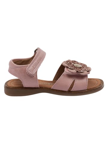 POM POM Leren sandalen lichtroze