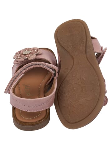 POM POM Leren sandalen lichtroze