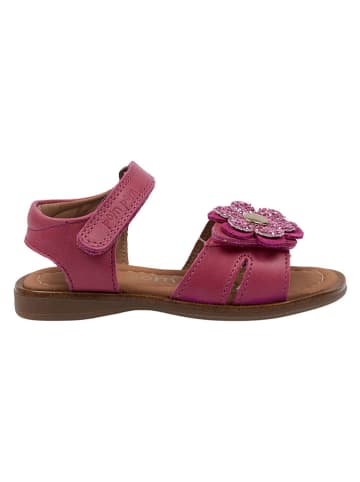 POM POM Leren sandalen roze