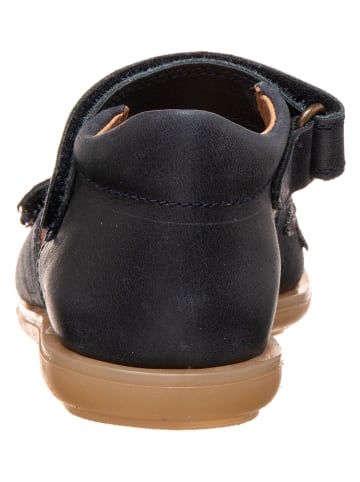 POM POM Leren sandalen donkerblauw