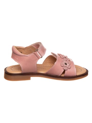 POM POM Leren sandalen lichtroze