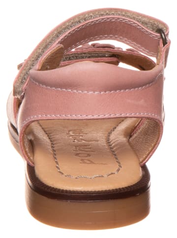 POM POM Leren sandalen lichtroze