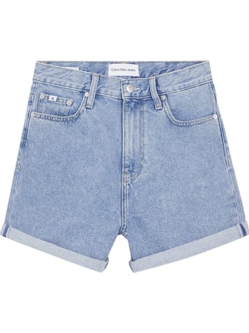 Calvin Klein Szorty dżinsowe w kolorze błękitnym