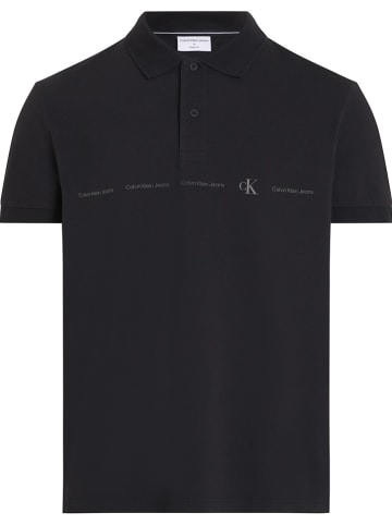 Calvin Klein Poloshirt in Schwarz