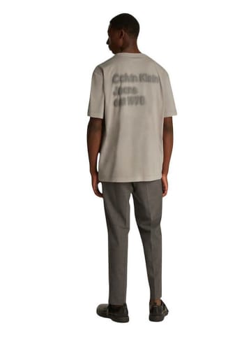 Calvin Klein Koszulka w kolorze szarobrązowym