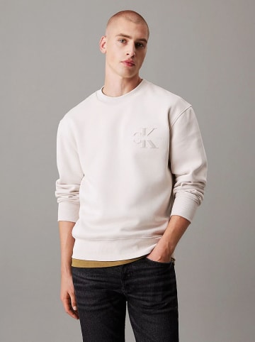 Calvin Klein Sweatshirt in Creme