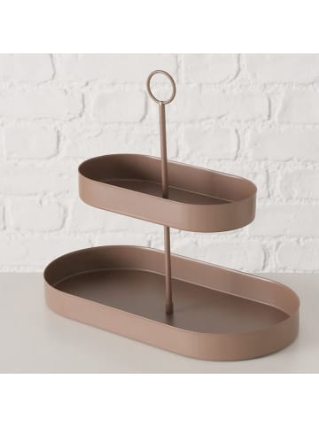 Boltze Etażerka "Sinan" w kolorze brązowym - 30 x 26 x 15 cm