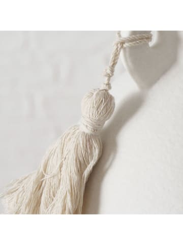 Boltze Vase "Bruny" in Weiß - (H)22 cm