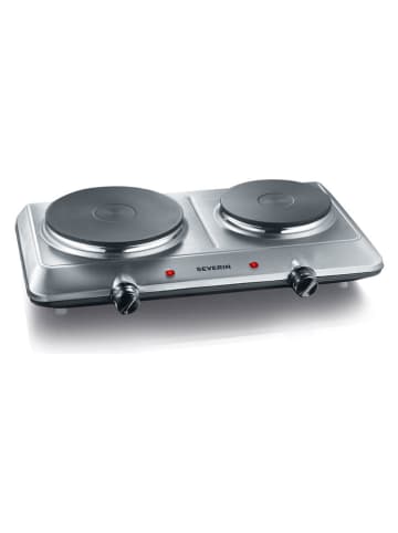 SEVERIN Doppelkochplatte "DK1014" in Silber