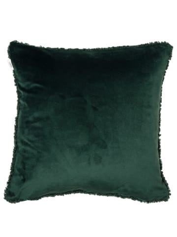 ESPRIT Poszewka "Teddy" w kolorze ciemnozielonym na poduszkę