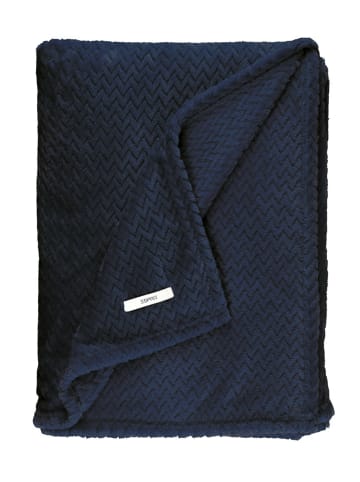 ESPRIT Plaid "Comfy" donkerblauw