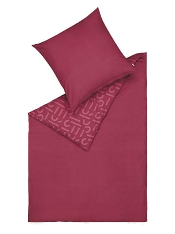 ESPRIT Flanellen beddengoedset "Scatter" rood