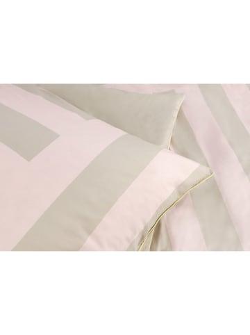 ESPRIT Renforcé beddengoedset "Greta" lichtroze/beige