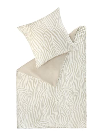 ESPRIT Komplet pościeli flanelowej "Salo" w kolorze beżowym