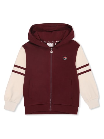 Fila Bluza "Vercelli" w kolorze czerwono-beżowym