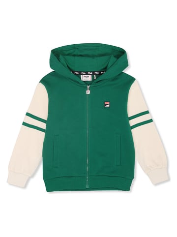 Fila Bluza "Vercelli" w kolorze zielono-beżowym