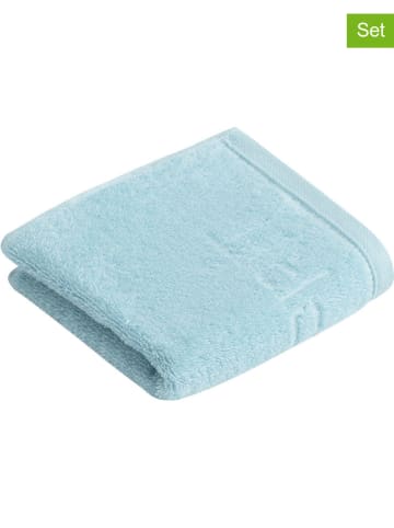 ESPRIT 6er-Set: Gästehandtücher ''Modern Solid'' in Hellblau