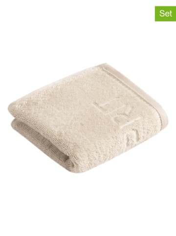 ESPRIT 6er-Set: Gästehandtücher ''Modern Solid'' in Creme