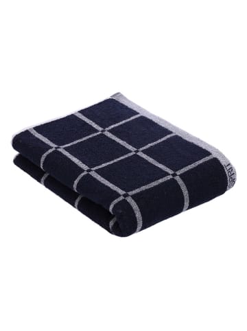 ESPRIT Badhanddoek "Melange Cube" donkerblauw