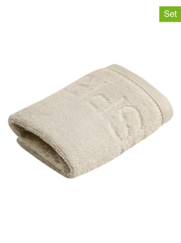 ESPRIT 6er-Set: Seiftücher ''Modern Solid'' in Creme