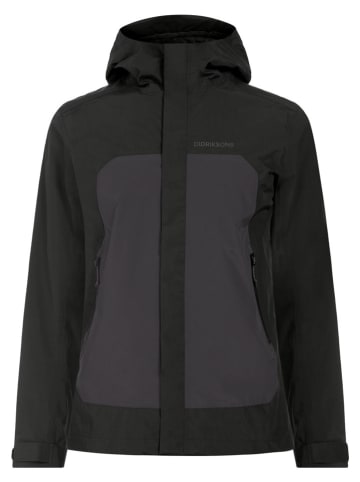 Didriksons Kurtka funkcyjna "Grit" w kolorze czarno-antracytowym