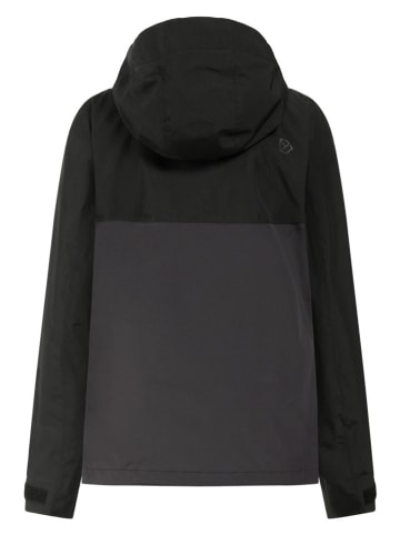 Didriksons Funktionsjacke "Grit" in Schwarz/ Anthrazit