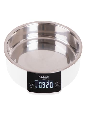 Adler Keukenweegschaal "AD 3166" wit - 5 kg